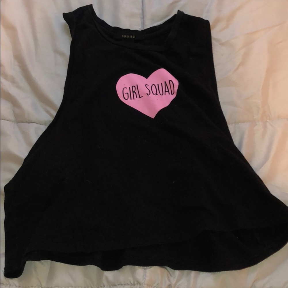 “Girl squad” racer back tank top from Forever 21